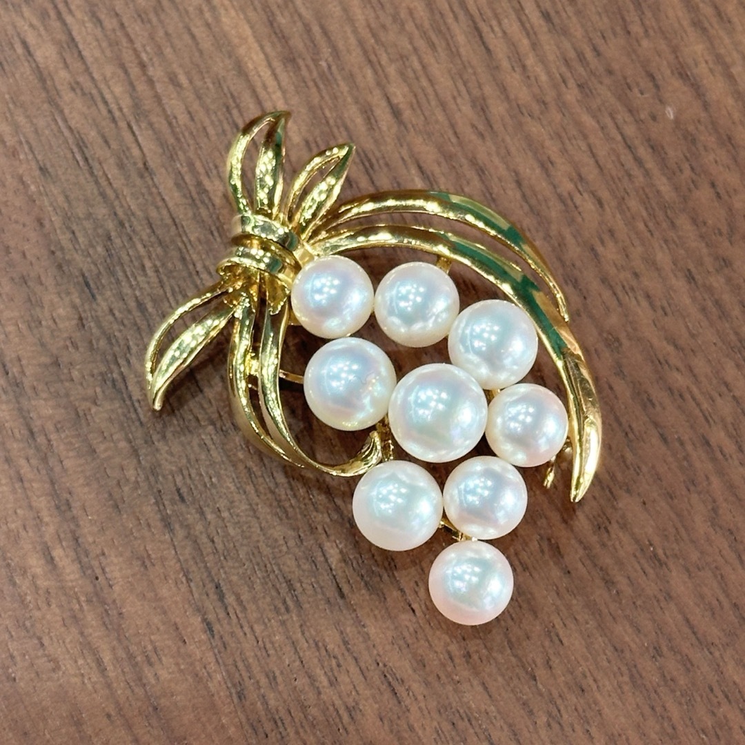 MIKIMOTO - ミキモト K18 パールブローチ兼トップの通販 by 神楽坂の MIKIMOTO - ミキモト K18 パールブローチ兼トップの通販 by 神楽坂の