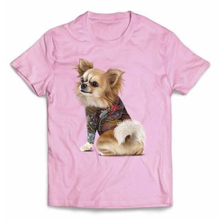 チワワ 犬 いぬ タトゥー 刺青 半袖 Tシャツ メンズ レディース キッズ(Tシャツ/カットソー(半袖/袖なし))