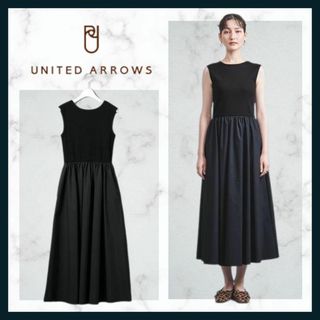 UNITED ARROWS - 501＊定価2万　ユナイテッドアローズ フィット＆フレアノースリーブ ワンピース