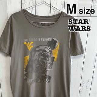 ティービーアンドムービー(TV&MOVIE)のUSA古着　STAR WARS　Tシャツ　M　グレー　プリント　ダースベイダー(Tシャツ/カットソー(半袖/袖なし))