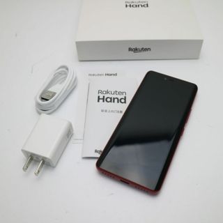 アンドロイド(ANDROID)の新品同様 Rakuten Hand  クリムゾンレッド M777(スマートフォン本体)