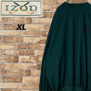 IZOD　アイゾッド　ナイロンプルオーバー　グリーン　ビッグシルエット　XL(その他)