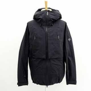 cantwo - DESCENTE / デサント ◆シェルジャケット/ALLTERRAIN 81/ゴアテックス/ブラック/L DOMXGC32X 【メンズ/MEN/男性/ボーイズ/紳士】 メンズファッション【中古】 [0220489704]