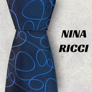 ニナリッチ(NINA RICCI)の【6170】良品！ニナリッチ　ネクタイ　ブルー系(ネクタイ)