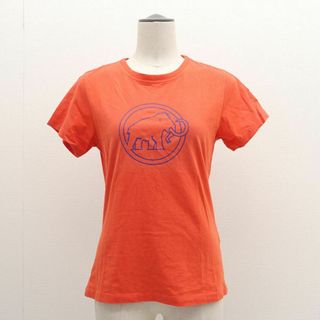 ローライダー(LOWRIDER)のMAMMUT / マムート ◆Tシャツ/プリント/ロゴ/オレンジ/サイズM 1411081 【レディース/ガールズ/LADY/女性/婦人】 【古着】 レディースファッション【中古】 [0220490444](Tシャツ(半袖/袖なし))