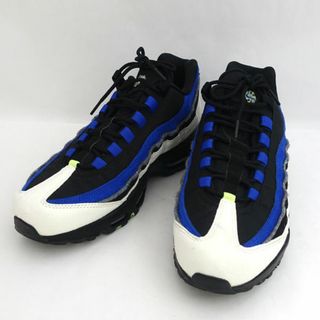 ナイキ(NIKE)のNIKE / ナイキ ◆AIR MAX 95 SE/ブラック×ホワイト×ブルー/28cm DQ0268-001 【メンズ/MEN/男性/ボーイズ/紳士】【靴/クツ/シューズ/SHOES】 メンズファッション【中古】 [0220490660](スニーカー)