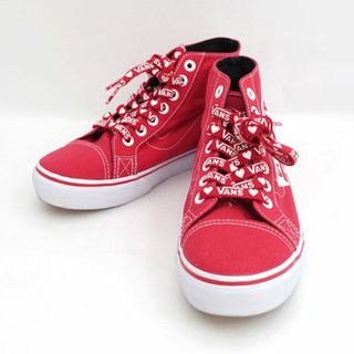 VANS / バンズ ◆ハイカットスニーカー/レイチェル/RACHEL IH/レッド/24cm V369 IH 【レディース/ガールズ/LADY/女性/婦人】【靴/クツ/シューズ/SHOES】 レディースファッション【中古】 [0220490862](スニーカー)