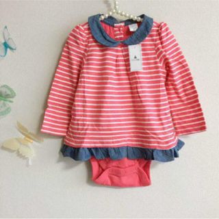 babygap☆新品☆80☆長袖チュニックロンパース(シャツ/カットソー)