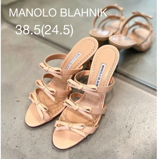 MANOLO BLAHNIK - 美品♡MANOLO BLAHNIK♡マノロブラニク♡サンダル♡24.5