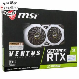 エムエスアイ(msi)のMSI製グラボ　GeForce RTX 2070 SUPER VENTUS OC　PCIExp 8GB 元箱あり(PCパーツ)