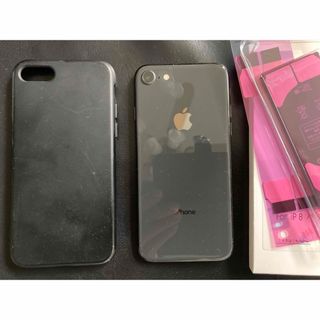 アップル(Apple)のiPhone8 64GB 美品 新品バッテリー付き！(スマートフォン本体)