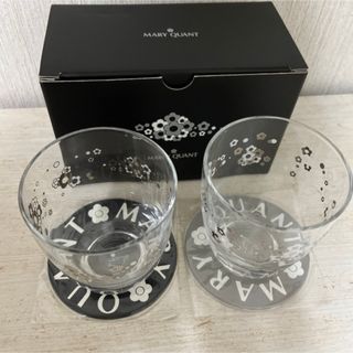 マリークワント(MARY QUANT)のマリークワント グラス コースターセット    ノベルティ(食器)