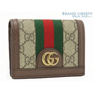 グッチ(Gucci)の未使用グッチオフィディアGGスプリームシェリーライン二つ折り財布GGマ(財布)