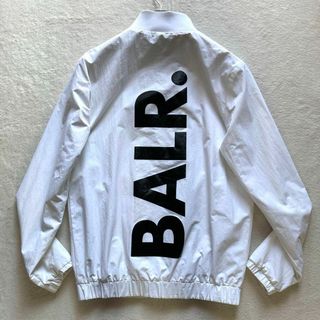 BALR ナイロン トラックジャケット 両面ロゴ M 白(その他)