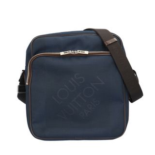 ルイヴィトン(LOUIS VUITTON)のルイヴィトン ピロット ダミエジェアン ショルダーバッグ ダミエジェアンキャンバス N41159 ネイビー メンズ LOUIS VUITTON  中古(ショルダーバッグ)