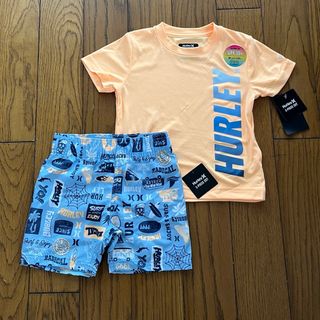 ハーレー(Hurley)のHurley新品ボーイズ用ラッシュガード&水着セット 95(水着)