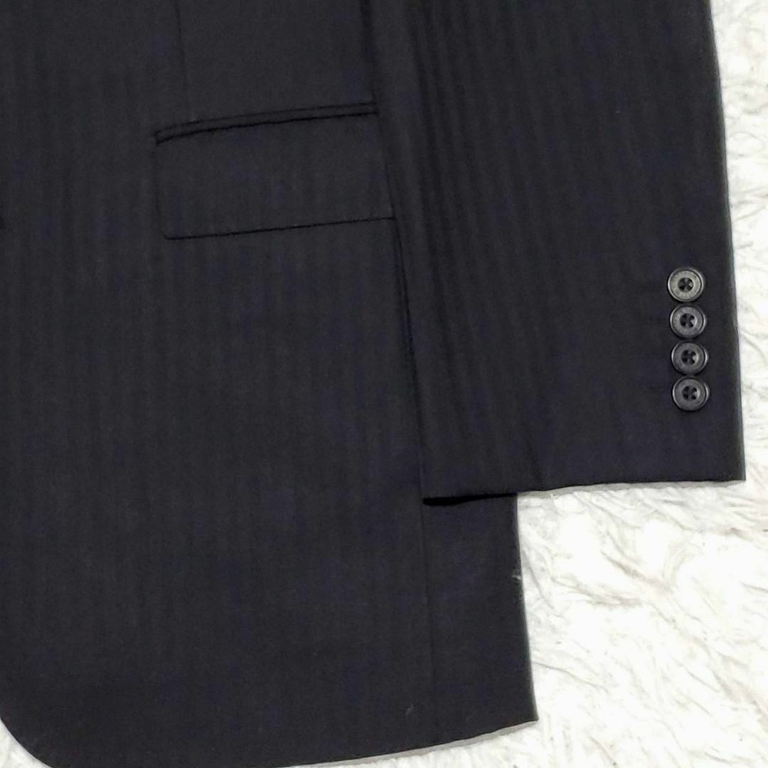 極美品 M バーバリーブラックレーベル スーパー100 シルク 極美品 M バーバリーブラックレーベル スーパー100 シルク