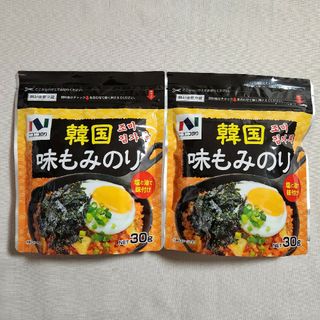 韓国のり　ニコニコのり　フレーク　30g×2袋(乾物)