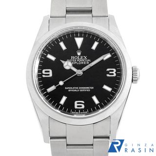 ロレックス(ROLEX)のロレックス エクスプローラーI 114270 ブラック V番 メンズ 中古 腕時計(腕時計(アナログ))