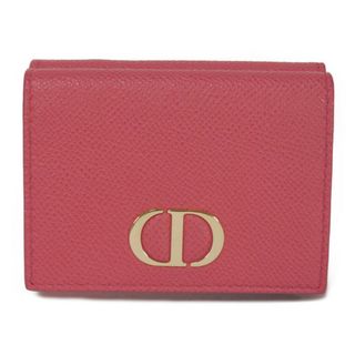 ディオール(Dior)のDior ディオール モンテーニュ 30 コンパクト ウォレット グレインド カーフ スナップボタン CDロゴ ダスティピンク 三つ折り財布 S2084OBAE_M59P(財布)