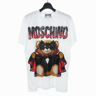 モスキーノ(MOSCHINO)のモスキーノ MOSCHINO L ホワイト 白 A0711(Tシャツ(半袖/袖なし))