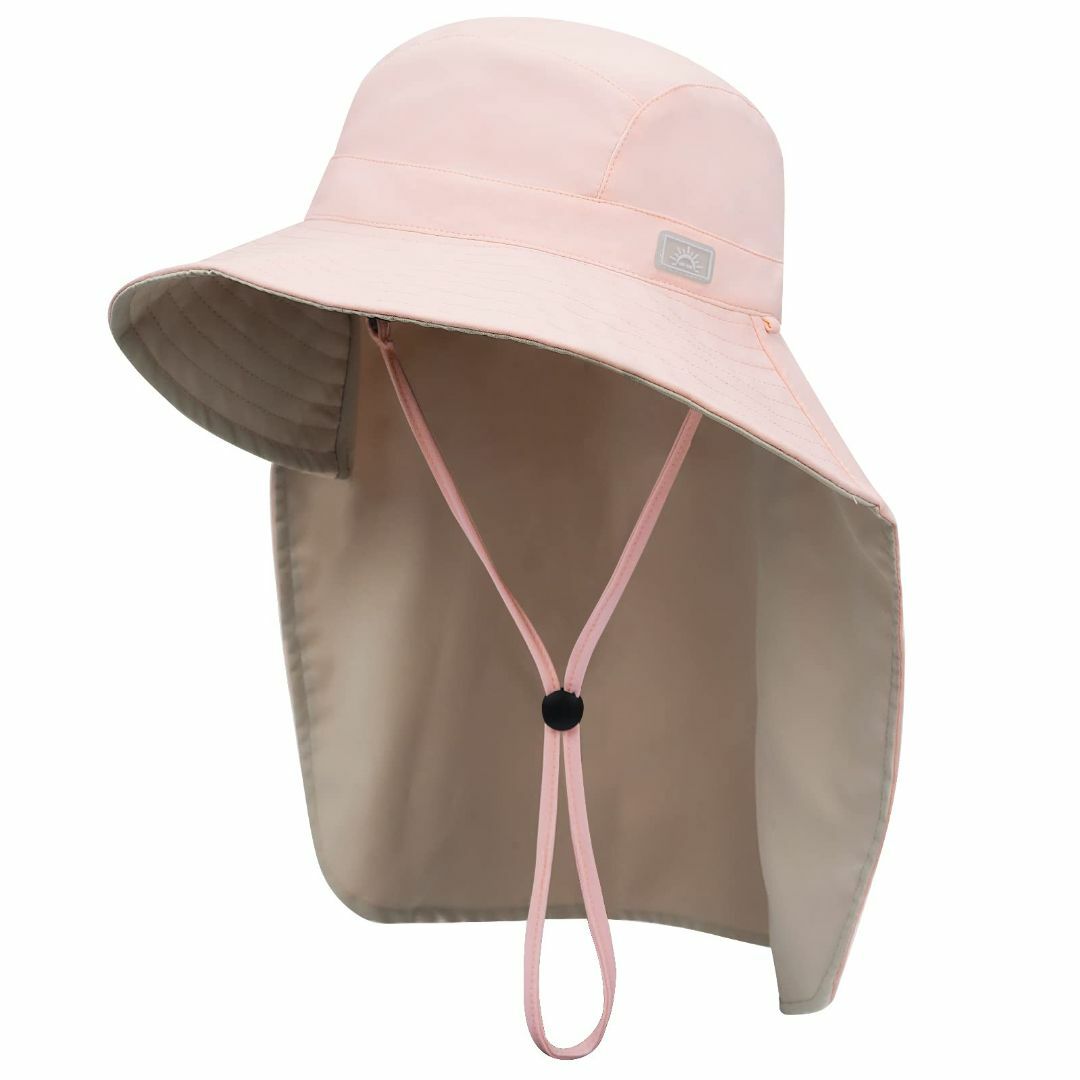【色: ピンク-RNYF02】[Clakllie] 日焼け止め帽子 レディース  レディースのファッション小物(その他)の商品写真