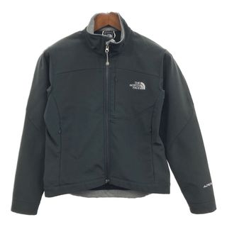 ザノースフェイス(THE NORTH FACE)のTHE NORTH FACE ノースフェイス APEX ソフトシェルジャケット アウトドア ブラック (レディース S) 中古 古着 Q7680(その他)