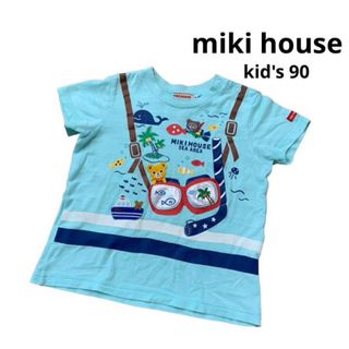 mikihouse - ミキハウス　Tシャツ　豪華ワッペン　キッズ　90