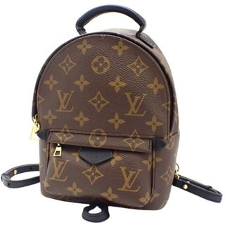 ルイヴィトン(LOUIS VUITTON)のLOUIS VUITTON(ルイ・ヴィトン) モノグラム パームスプリングス バックパック MINI リュック・バックパック リュックサック ミニ モノグラムキャンバス ブラウン茶 ブラック黒 ゴールド金具 M44873(2024年5月現在現行品) レディース 40601115728【中古】【アラモード】(リュック/バックパック)