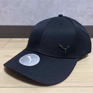プーマ(PUMA)のPuma キャップ ブラック　黒 メタルロゴキャップ 帽子 プーマ(キャップ)