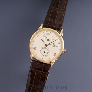 VACHERON CONSTANTIN - VACHERON・CONSTANTIN ヴァシュロン・コンスタンタン TOUR DE L'LLE トゥールドイル 48100 自動巻き Cal.1190 750PG 革 純正尾錠（750） アイボリー文字盤