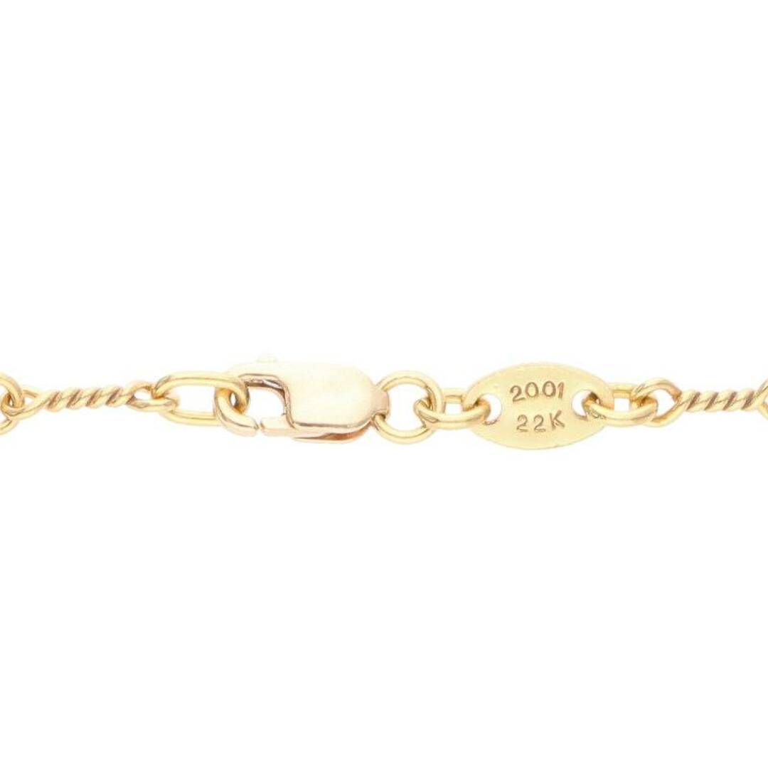クロムハーツ 22K NECKCHAIN T18/ツイストチェーン18inch ゴールドネックレス メンズ 18inch クロムハーツ 22K NECKCHAIN T18/ツイストチェーン18inch ゴールドネックレス メンズ 18inch