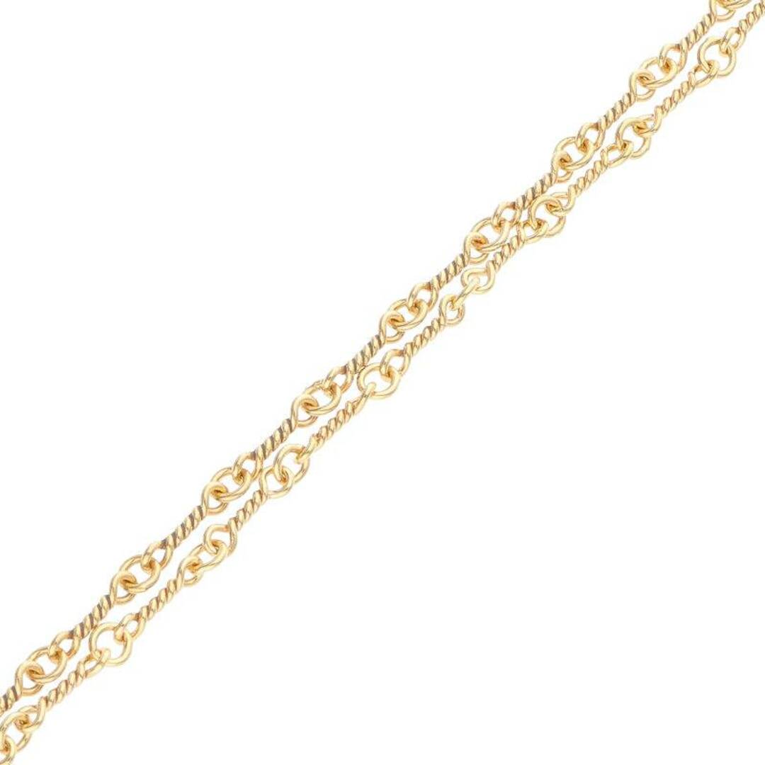 クロムハーツ 22K NECKCHAIN T18/ツイストチェーン18inch ゴールドネックレス メンズ 18inch クロムハーツ 22K NECKCHAIN T18/ツイストチェーン18inch ゴールドネックレス メンズ 18inch