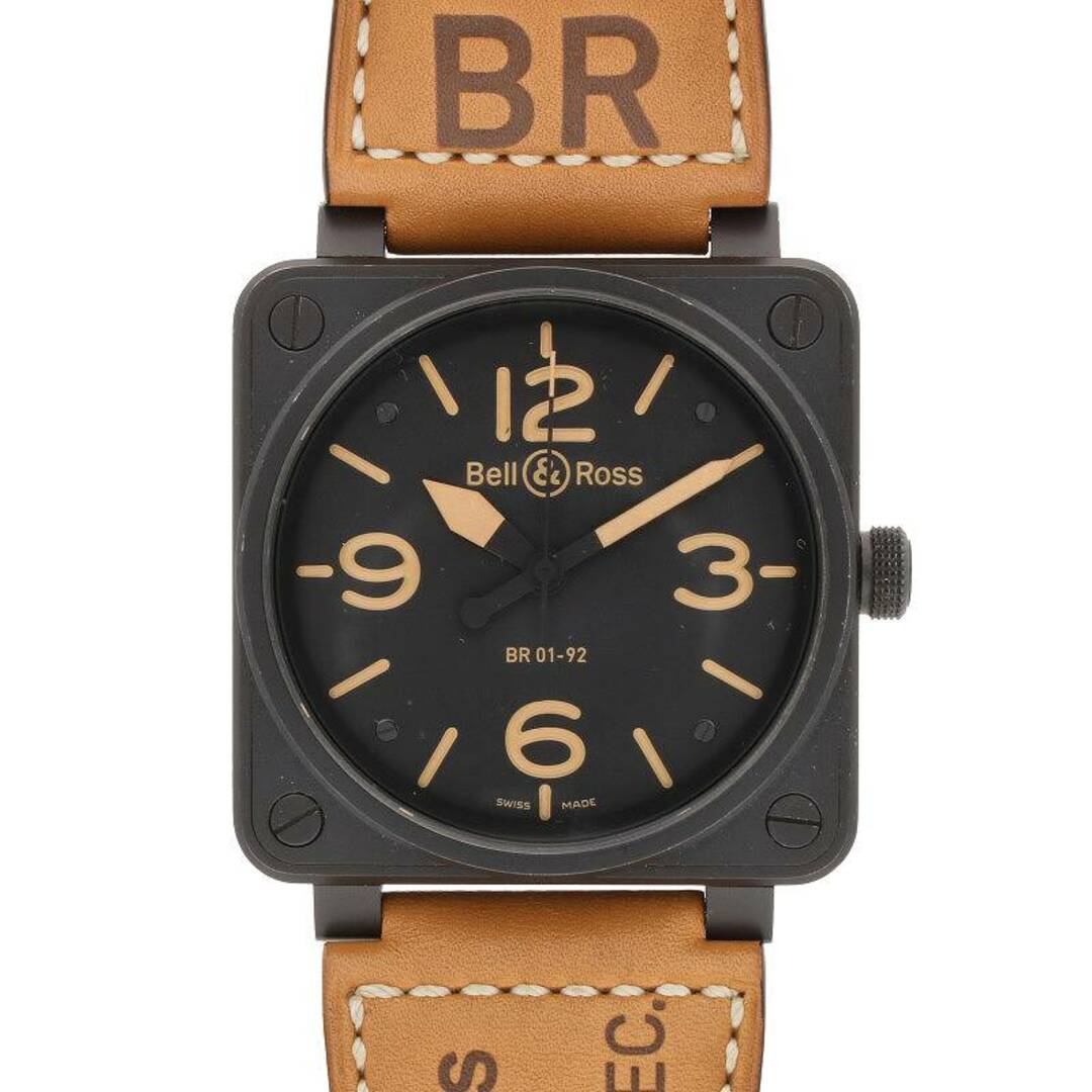ベル&ロス Bell & Ross　  BR01-92 HERITAGE-CA ヘリテージステンレススチール自動巻き腕時計 メンズ メンズの時計(その他)の商品写真