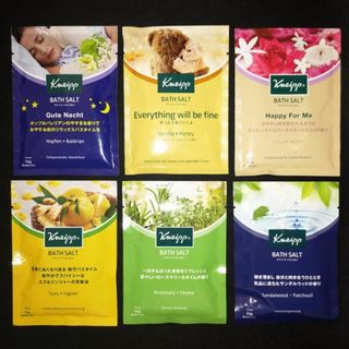 クナイプ(Kneipp)のクナイプ バスソルト 6袋 6種類 入浴剤(入浴剤/バスソルト)