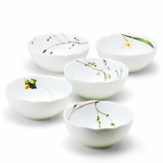 【色: 13cmボウル 5個セット】NARUMI(ナルミ) ボウル 皿 セット (食器)