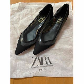 ザラ(ZARA)のZARA ザラ　パンプス　37 クリア(ハイヒール/パンプス)