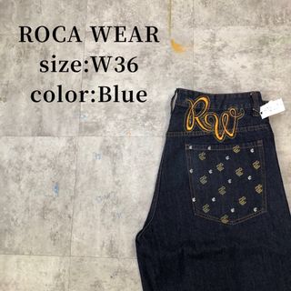 ロカウェア(Rocawear)のROCA WEAR ハーフパンツ W36 ストリート HIPHOP アメカジ古着(デニム/ジーンズ)