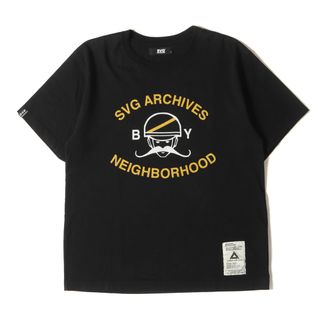 ネイバーフッド(NEIGHBORHOOD)のNEIGHBORHOOD ネイバーフッド Tシャツ サイズ:1 SVG グラフィック クルーネック 半袖Tシャツ ブラック 黒 トップス カットソー【メンズ】【中古】(Tシャツ/カットソー(半袖/袖なし))