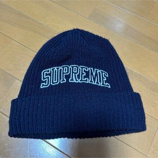 シュプリーム(Supreme)の【Supreme】Loose Gauge Arc Beanie ネイビー(ニット帽/ビーニー)