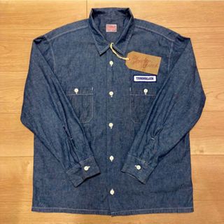 テンダーロイン(TENDERLOIN)の絶版！TENDERLOIN テンダーロイン シャンブレーシャツ INDIGO(シャツ)