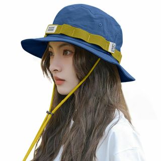 【色: ブルー】[HORADON] 涼しい UVカット 帽子 【UPF50+認証(その他)