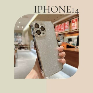 即日配送★iphone14ケース　韓国ケース　グリッター　キラキラ　ラメ(iPhoneケース)