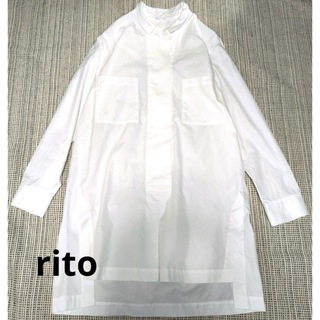 ウジョー(UJOH)のRito コットン プルオーバー ロングシャツ(シャツ/ブラウス(長袖/七分))