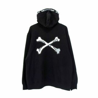 ダブルタップス(W)taps)のダブルタップス WTAPS ■ 22AW 【 X3.0 HOODY 222ATDT CSM17 】 バック クロス ボーン プリント スウェット フーディー パーカー　n5612(パーカー)