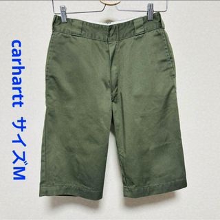 カーハート(carhartt)のカーハート ワーク ショートパンツ M カーキグリーン carhartt(ショートパンツ)