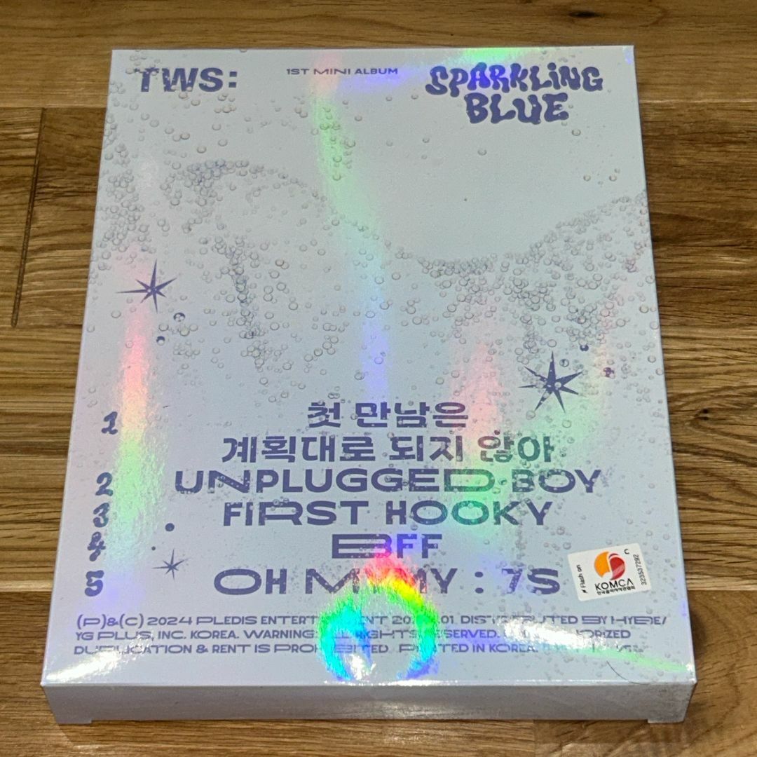 TWS 直筆サイン「SPARKLING BLUE」Lucky ver.CDの通販 by てでぃ TWS 直筆サイン「SPARKLING BLUE」Lucky ver.CDの通販 by てでぃ