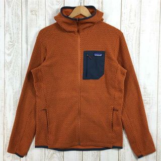 パタゴニア(patagonia)のMENs M パタゴニア R1 エア フルジップ フーディ R1 Air Full-Zip Hoody レギュレーター フリース ジャケット PATAGONIA 40255 SARU オレンジ系(その他)