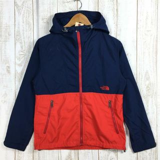 ザノースフェイス(THE NORTH FACE)のWOMENs M ノースフェイス コンパクト ジャケット Compact Jacket ウィンドシェル フーディ 希少カラー 入手困難 NORTH FACE NPW16970 ネイビー系(その他)