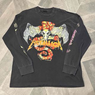 METALLICA メタリカ バンドTシャツ/バンT/USED/古着/シングル(Tシャツ/カットソー(七分/長袖))